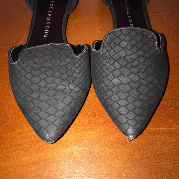 Women’s Size 7.5 Black Flats - Picture 6 of 8